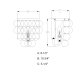 A thumbnail of the Vaxcel Lighting W0151 Alternate View