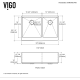A thumbnail of the Vigo VG3320BL Vigo-VG3320BL-Dimensions