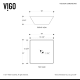 A thumbnail of the Vigo VGT1087 Vigo-VGT1087-Line Drawing - Sink