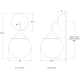 A thumbnail of the Visual Comfort ARN2404 ARN2404 Line Drawing