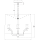 A thumbnail of the Visual Comfort BBL5030L BBL5030L Line Drawing