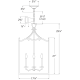 A thumbnail of the Visual Comfort CHC2181 CHC2181 Line Drawing