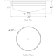 A thumbnail of the Visual Comfort CHC4601 CHC4601 Line Drawing