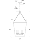 A thumbnail of the Visual Comfort CHC5612 CHC5612 Line Drawing