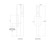A thumbnail of the Visual Comfort KW 2280-EC KW 2280-EC Line Drawing