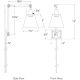 A thumbnail of the Visual Comfort AH2330 AH2330 Line Drawing