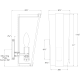 A thumbnail of the Visual Comfort ARN2309 ARN2309 Line Drawing