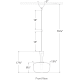 A thumbnail of the Visual Comfort ARN5361 ARN5361 Line Drawing