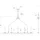 A thumbnail of the Visual Comfort CHC 1605 CHC 1605 Line Drawing