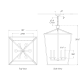 A thumbnail of the Visual Comfort CHC2172 CHC2172 Line Drawing