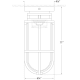 A thumbnail of the Visual Comfort CHC4484 CHC4484 Line Drawing