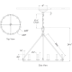 A thumbnail of the Visual Comfort CHC5172 CHC5172 Line Drawing