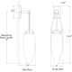 A thumbnail of the Visual Comfort CHD2420 CHD2420 Line Drawing