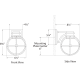 A thumbnail of the Visual Comfort CHD2480 CHD2480 Line Drawing