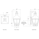 A thumbnail of the Visual Comfort CHO2161 CHO2161 Line Drawing