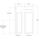 A thumbnail of the Visual Comfort CHO2446 CHO2446 Line Drawing