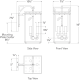 A thumbnail of the Visual Comfort CHO2611 CHO2611 Line Drawing