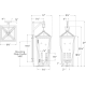 A thumbnail of the Visual Comfort CHO2788 CHO2788 Line Drawing