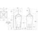 A thumbnail of the Visual Comfort CHO2789 CHO2789 Line Drawing