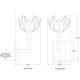 A thumbnail of the Visual Comfort JN2001 JN2001 Line Drawing