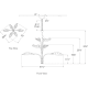 A thumbnail of the Visual Comfort JN5517 JN5517 Line Drawing