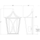 A thumbnail of the Visual Comfort KS2144 KS2144 Line Drawing