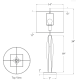 A thumbnail of the Visual Comfort KS3064 KS3064 Line Drawing