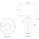 A thumbnail of the Visual Comfort KS3630 KS3630 Line Drawing
