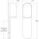 A thumbnail of the Visual Comfort KW2014 KW2014 Line Drawing