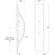 A thumbnail of the Visual Comfort KW2702 KW2702 Line Drawing