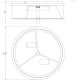 A thumbnail of the Visual Comfort KW4202 KW4202 Line Drawing
