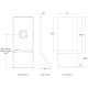 A thumbnail of the Visual Comfort PB2050 PB2050 Line Drawing
