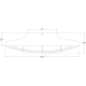 A thumbnail of the Visual Comfort PB4004 PB4004 Line Drawing
