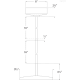 A thumbnail of the Visual Comfort PB5002 PB5002 Line Drawing