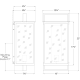 A thumbnail of the Visual Comfort S 2192-CG S 2192-CG Line Drawing