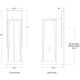 A thumbnail of the Visual Comfort TOB2275 TOB2275 Line Drawing