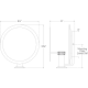 A thumbnail of the Visual Comfort TOB2290 TOB2290 Line Drawing