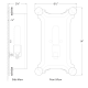 A thumbnail of the Visual Comfort TOB2325 TOB2325 Line Drawing