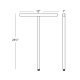 A thumbnail of the WAC Lighting 6071 Line Drawing