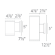 A thumbnail of the WAC Lighting DS-WS05-FS-CC WAC Lighting DS-WS05-FS-CC