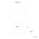 A thumbnail of the WAC Lighting FM-49118 Line Drawing