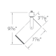 A thumbnail of the WAC Lighting H-2042 WAC Lighting-H-2042-Line Drawing