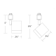 A thumbnail of the WAC Lighting H-8020-30 Line Drawing