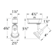 A thumbnail of the WAC Lighting HHT-826L Line Drawing