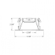 A thumbnail of the WAC Lighting HR-D412-S Line drawing