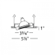 A thumbnail of the WAC Lighting HR-D417 Line drawing