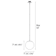 A thumbnail of the WAC Lighting PD-52313 Line Drawing