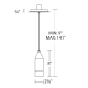 A thumbnail of the WAC Lighting PD-76908 Line Drawing