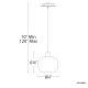 A thumbnail of the WAC Lighting PD-98908 Line Drawing