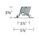 A thumbnail of the WAC Lighting R3ARWL-A WAC Lighting-R3ARWL-A-Line Drawing